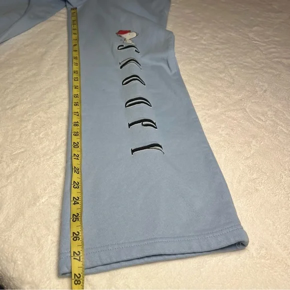 SNOOPY Light Blue Sweatshirt Outfit Set Size Medium - Picture 16 of 16